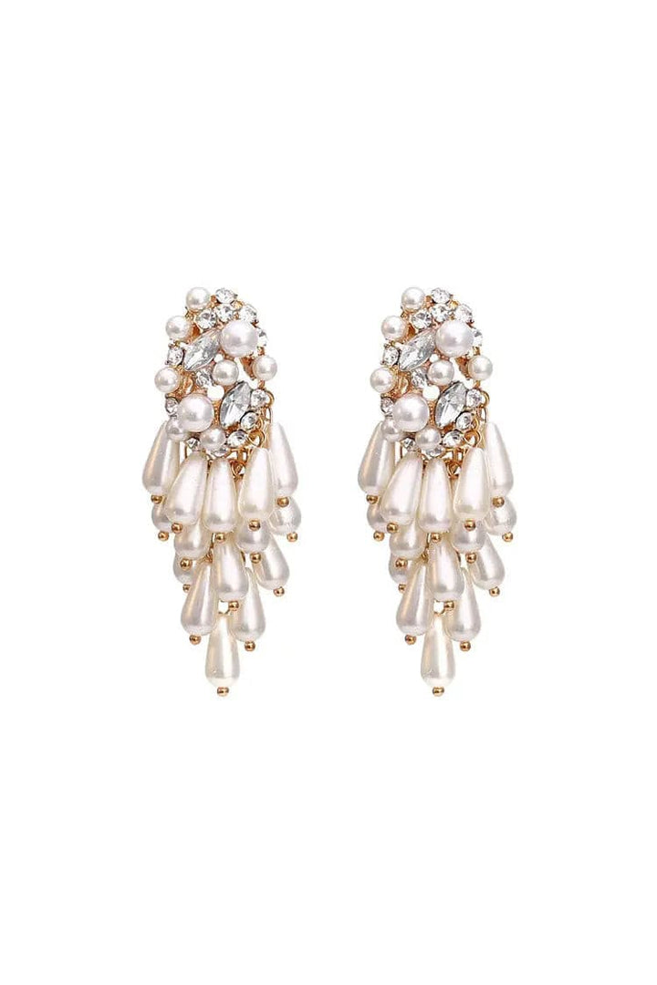 Vala Pearl Tassel Earrings