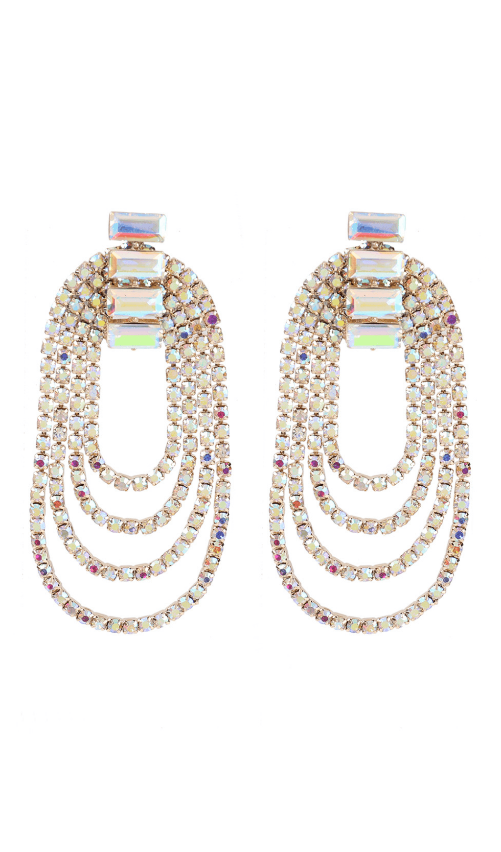 Sloane Oval Tassel Earrings