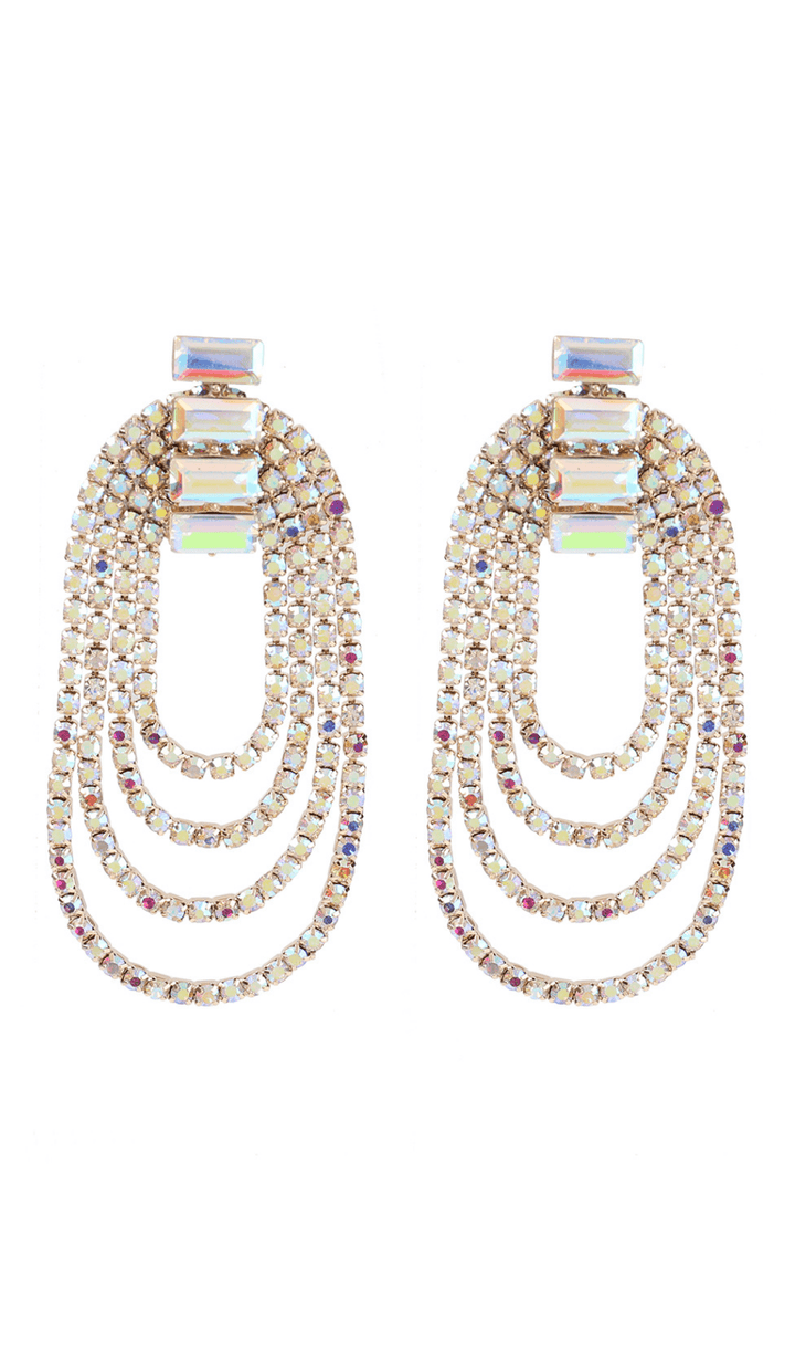 Sloane Oval Tassel Earrings