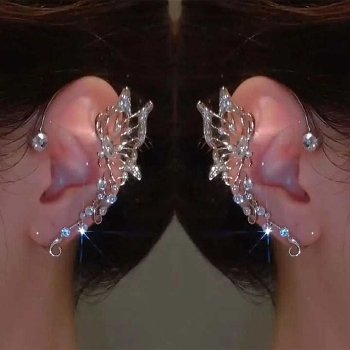 Etherea Butterfly Ear Cuff - Pair