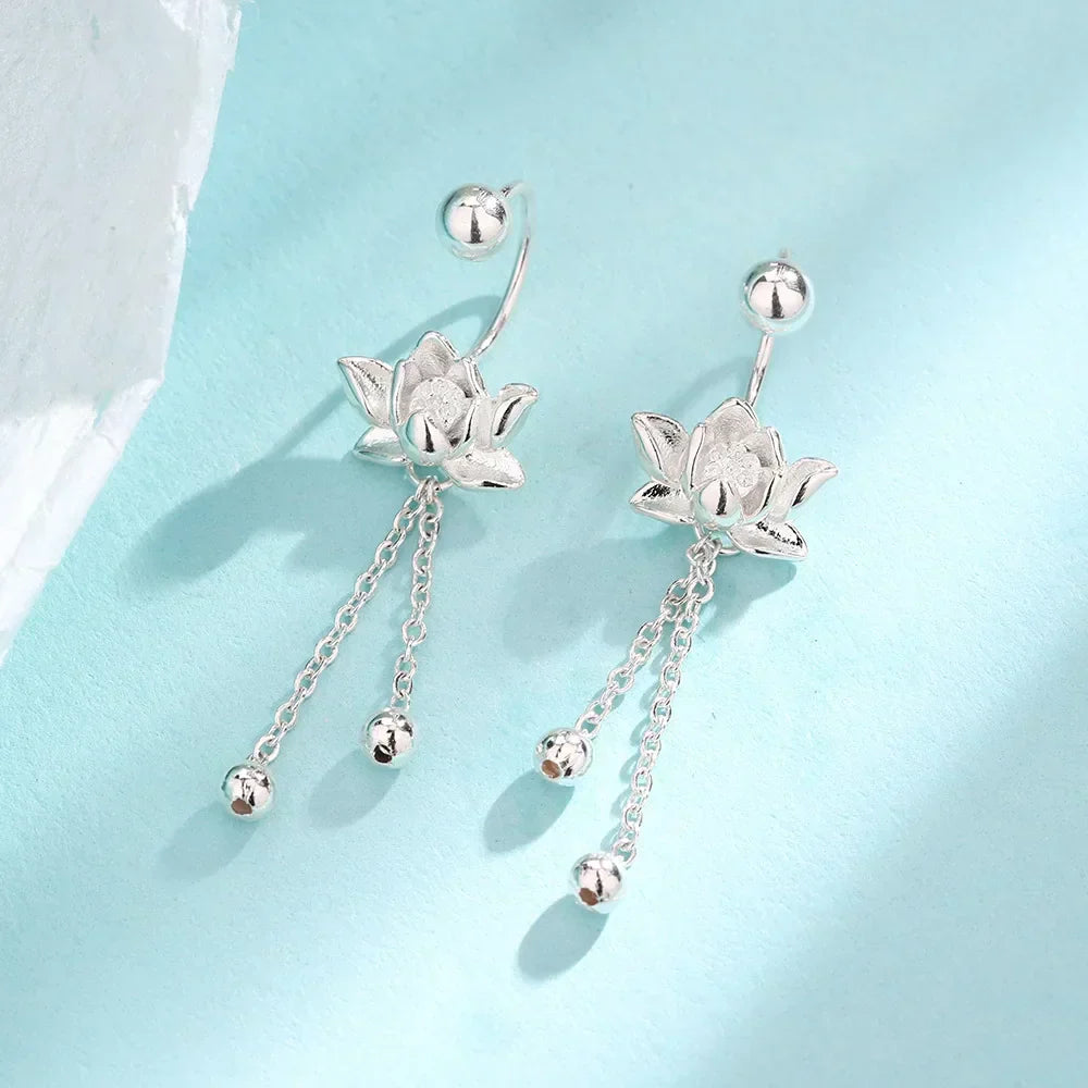 Zen Lotus Earring – Pair