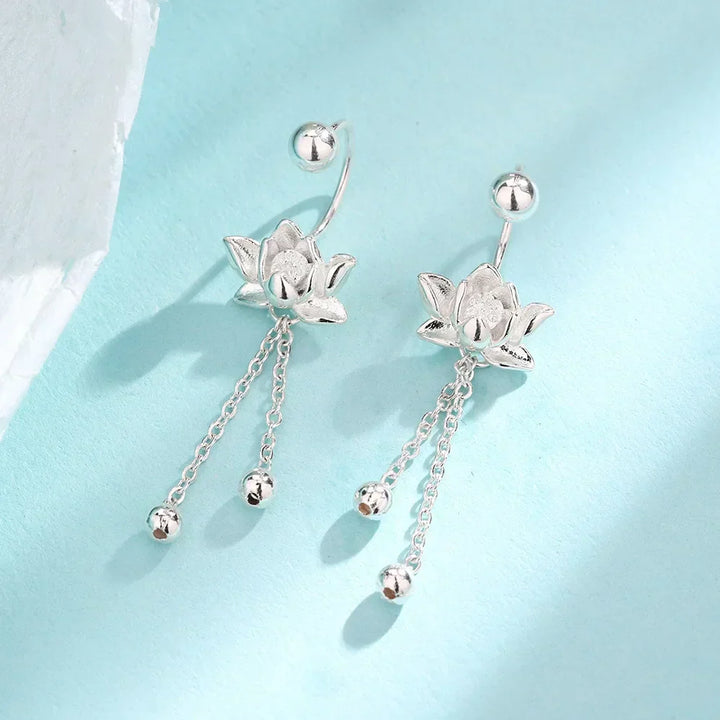 Zen Lotus Earring – Pair