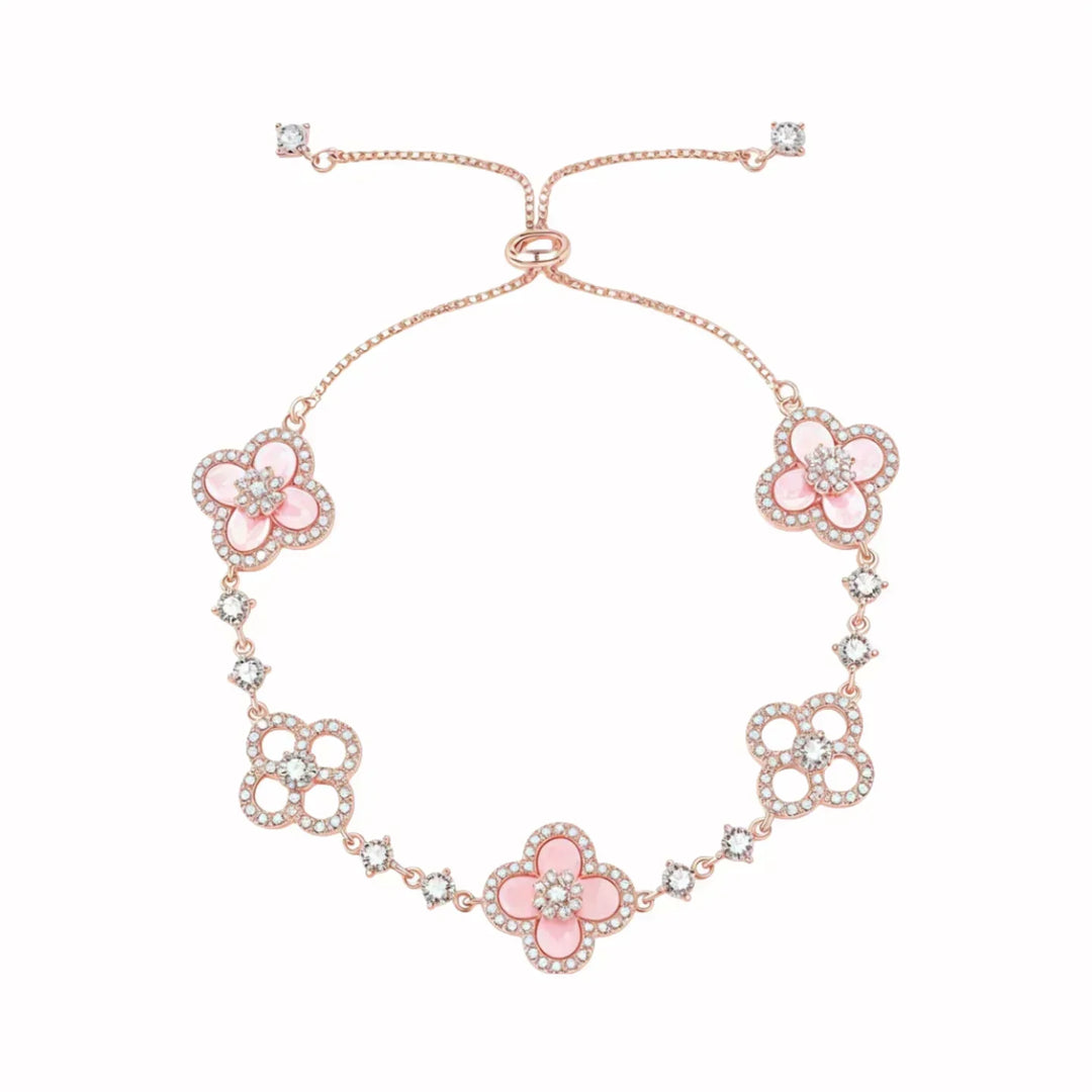 Sakura Cleef Set - Bracelet, Earrings & Necklace